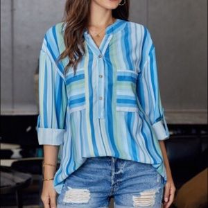 Last one! Jamison Button up Blouse